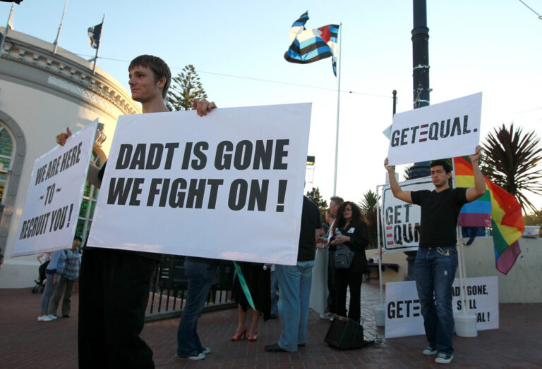 End Of Military's Don't Ask Don't Tell Policy Celebrated In San Francisco