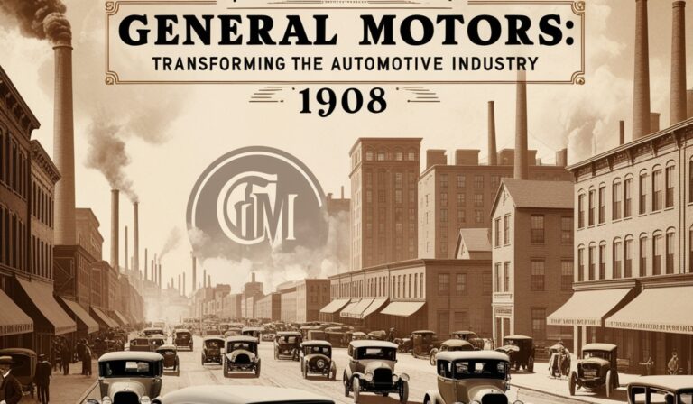 The Founding of General Motors: How One Company Transformed the Automotive Industry