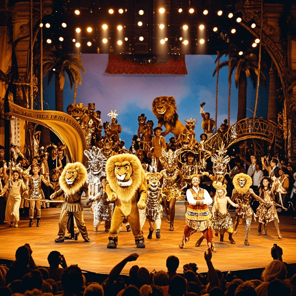 1997 Lion King the musical opens in New York City