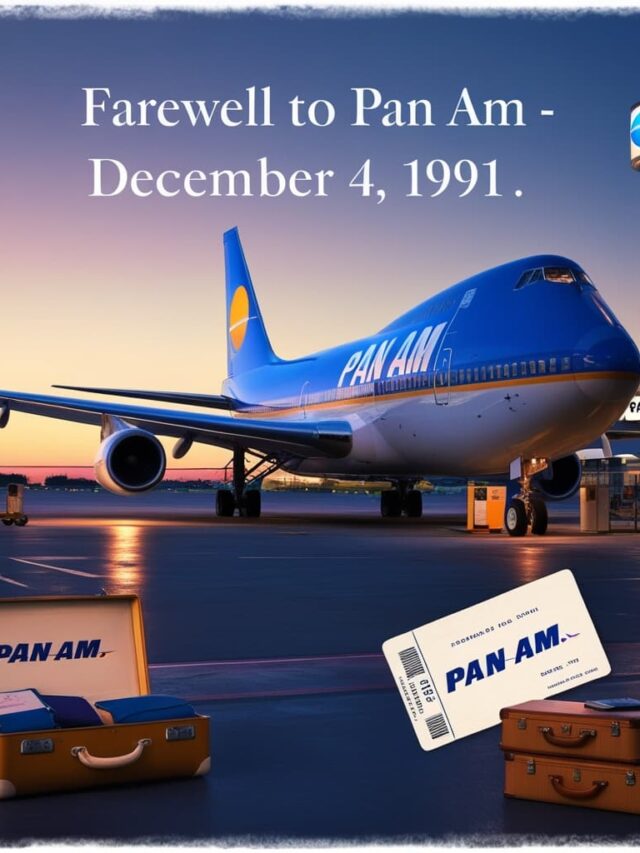 Pan Am’s Final Flight: Ceases Operations in 1991