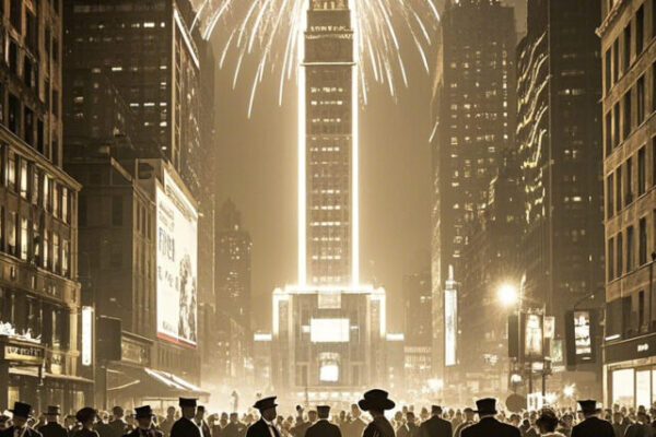 Times Square’s First New Year’s Eve, 1904