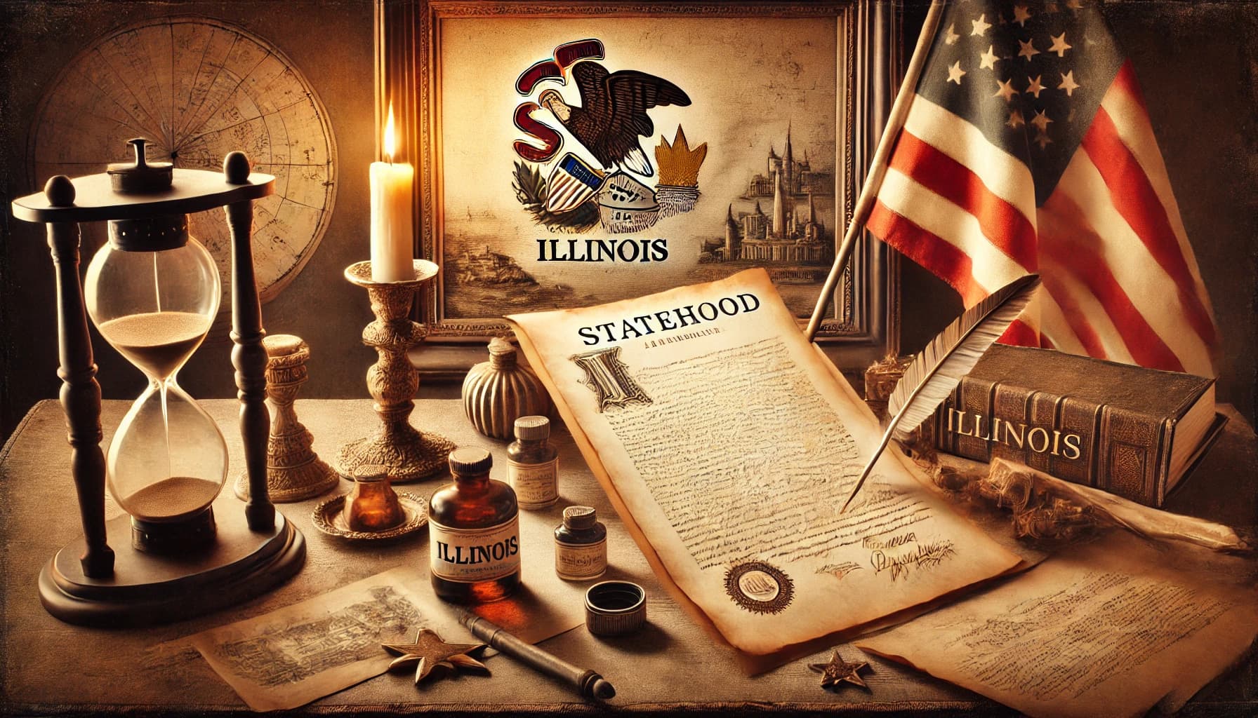 Illinois Becomes 21st State 1818