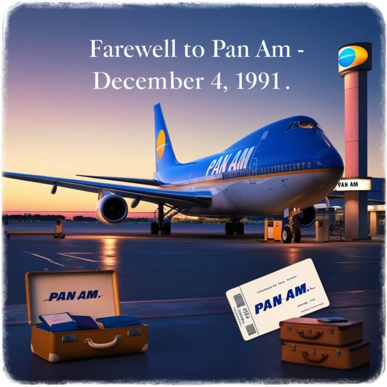 Pan Am's Final Flight: Ceases Operations in 1991