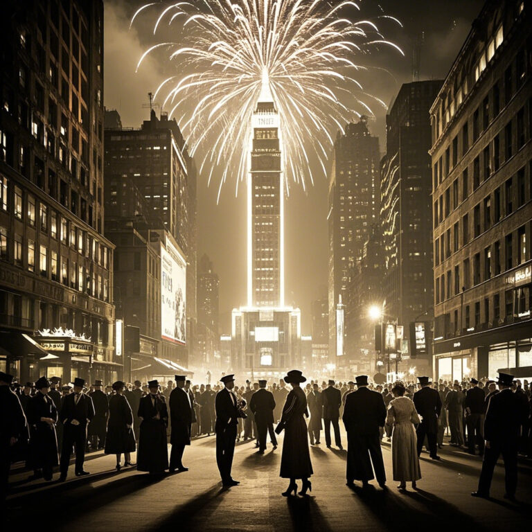 Times Square’s First New Year’s Eve, 1904