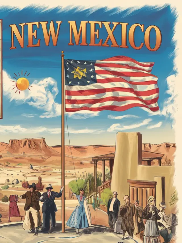 New Mexico Joins the U.S. as 47th State in 1912