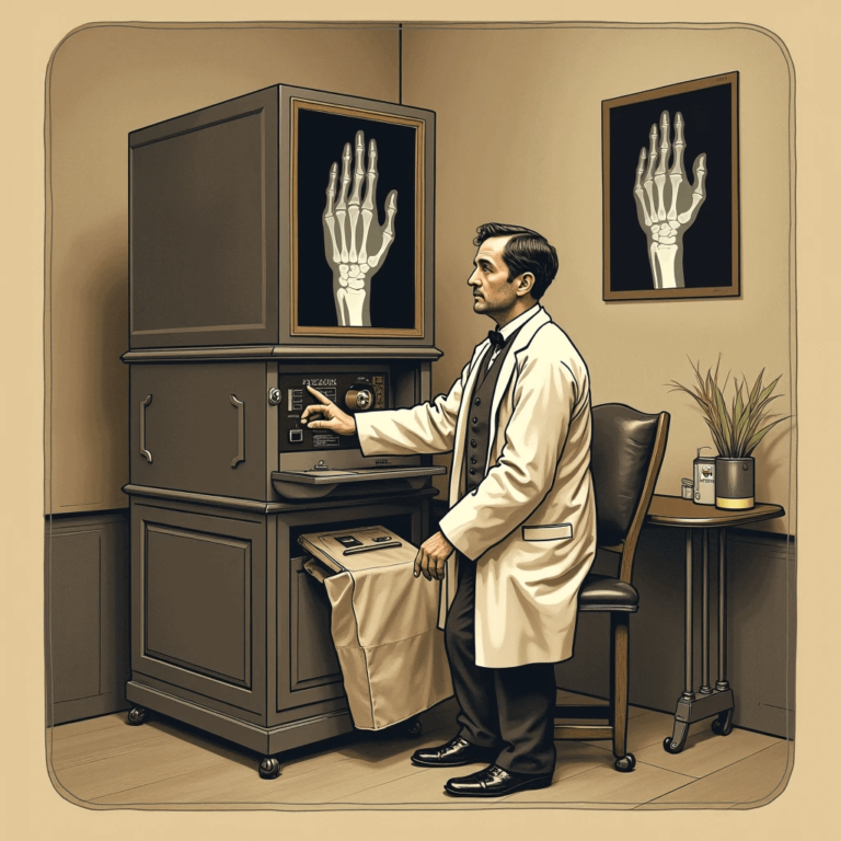 First X-Ray Machine Demonstration Revolutionizes Medicine in 1896