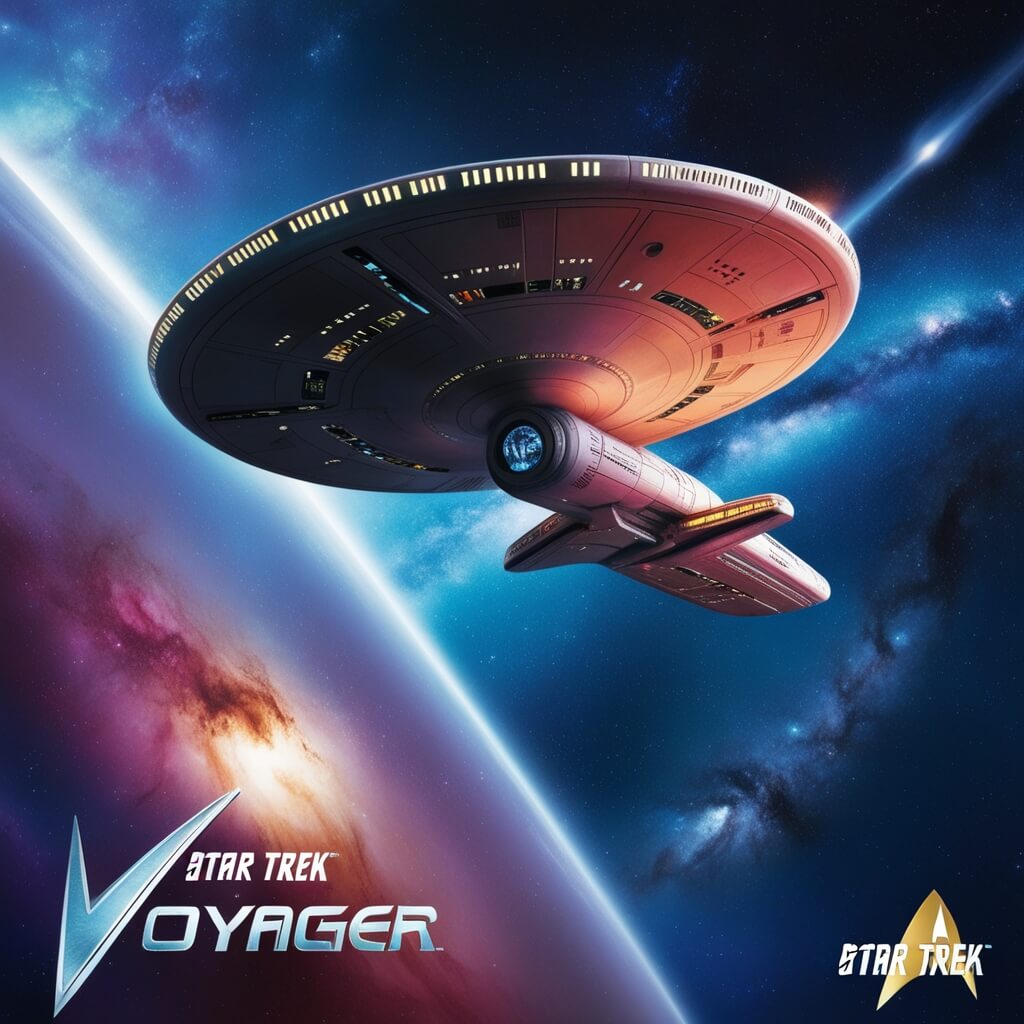 Star Trek: Voyager Premieres, Exploring New Galaxies in 1995